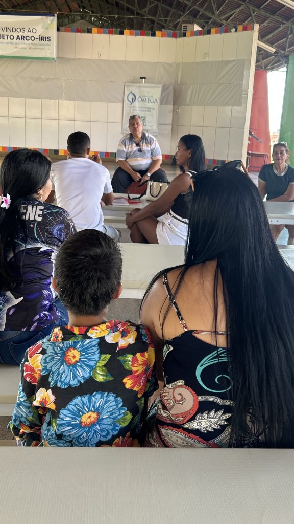 Reunião com pais do Projeto Arco-Íris, Instituto Ômega